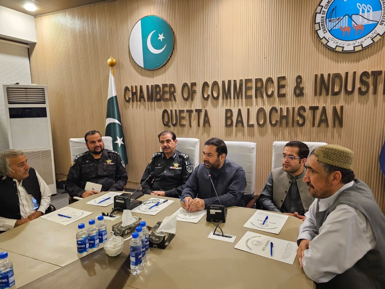Meeting with To Collector Customs Mr Shahid Jan In Qcci